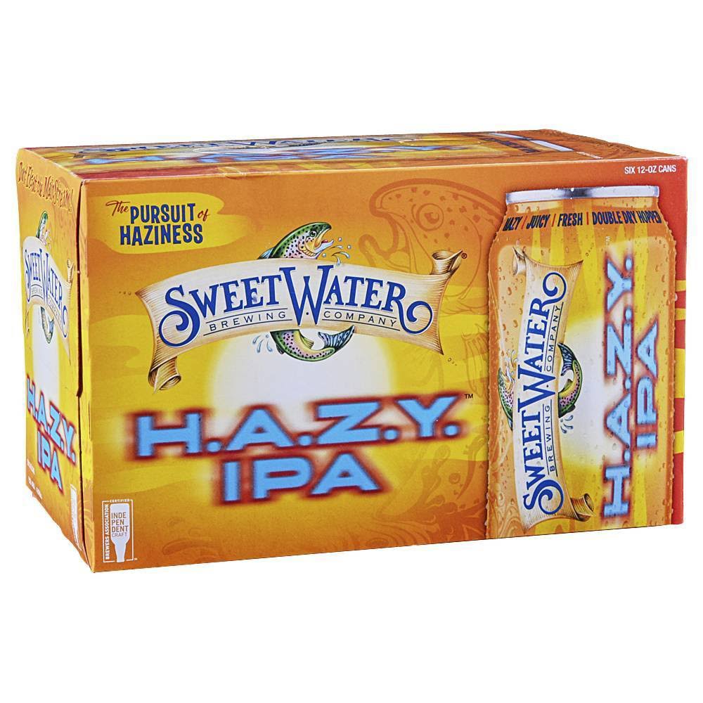 Sweetwater Brewing Co Beer, Hazy IPA - 6 pack, 12 oz cans