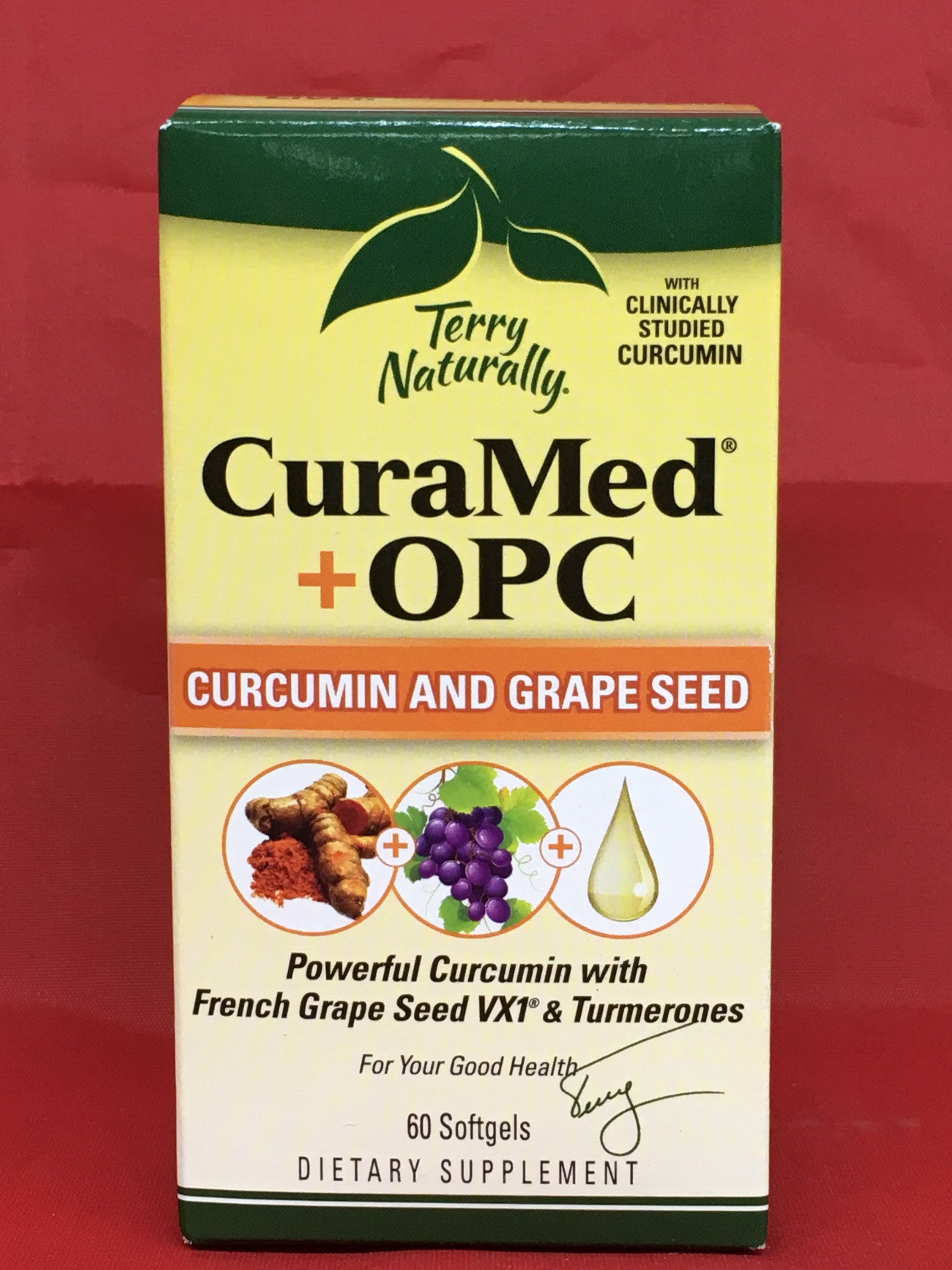 Terry Naturally CuraMed + OPC 60 Softgels