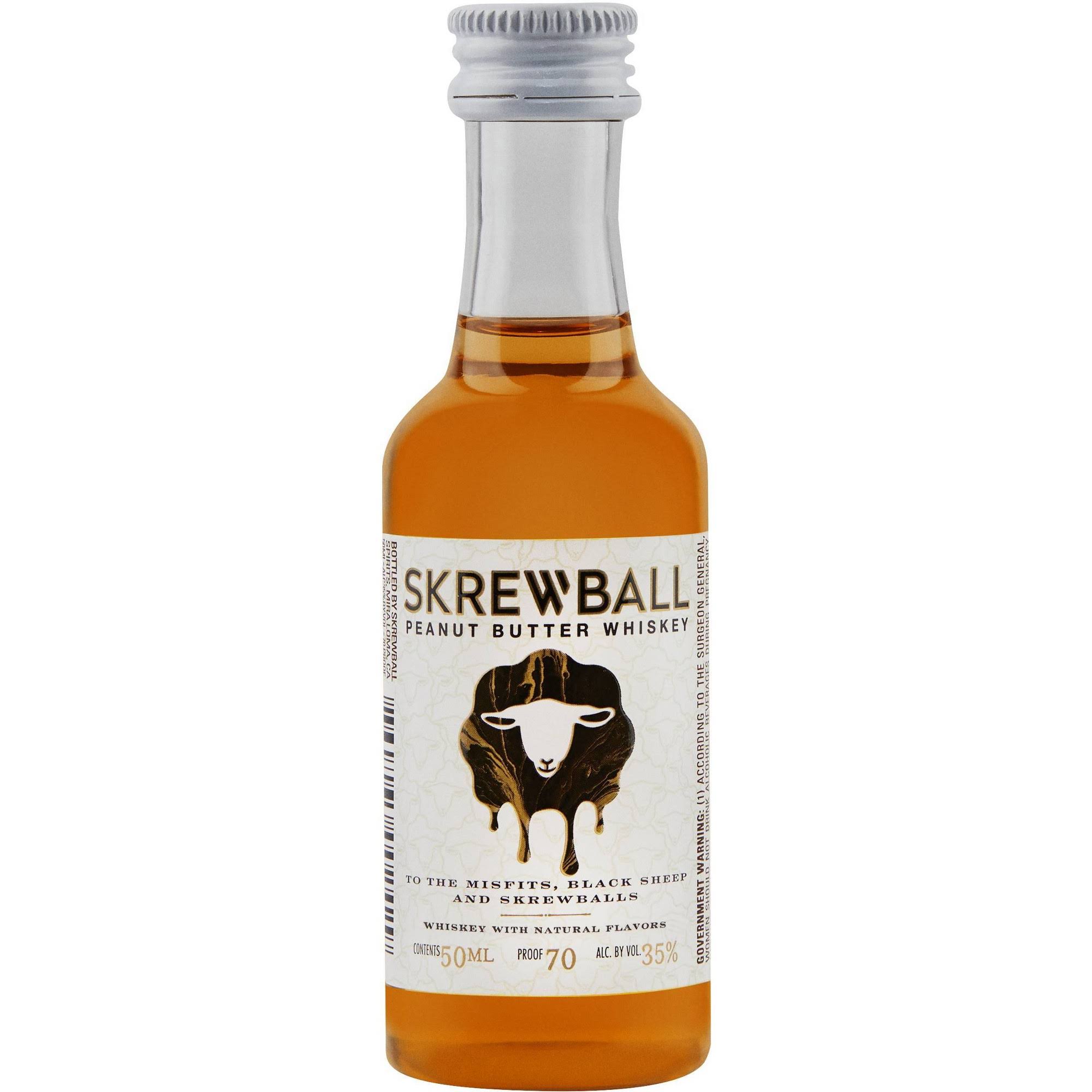 Skrewball Whiskey, Peanut Butter - 50 ml