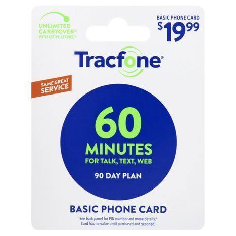 Tracfone Basic Phone Card,