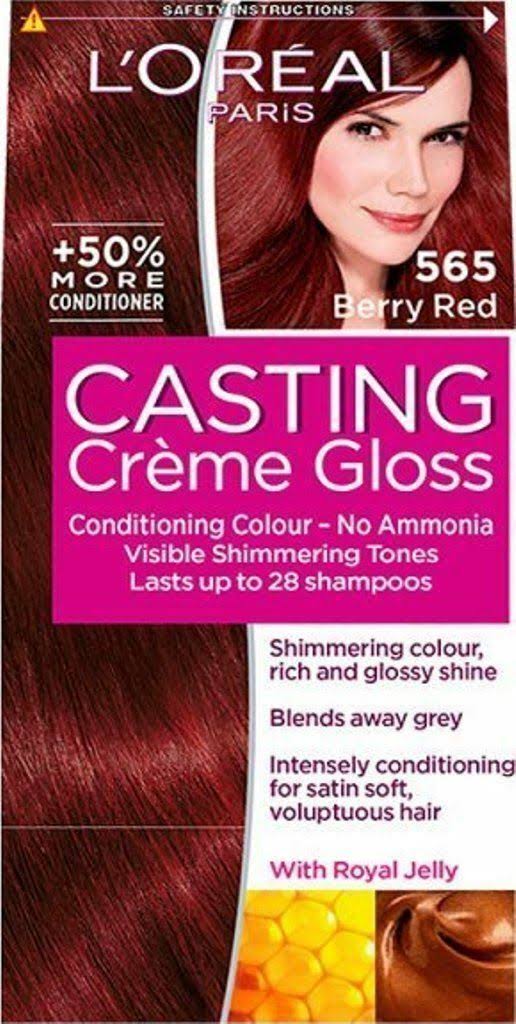 L'Oreal Paris Casting Creme Gloss Hair Dye - 565 Berry Red