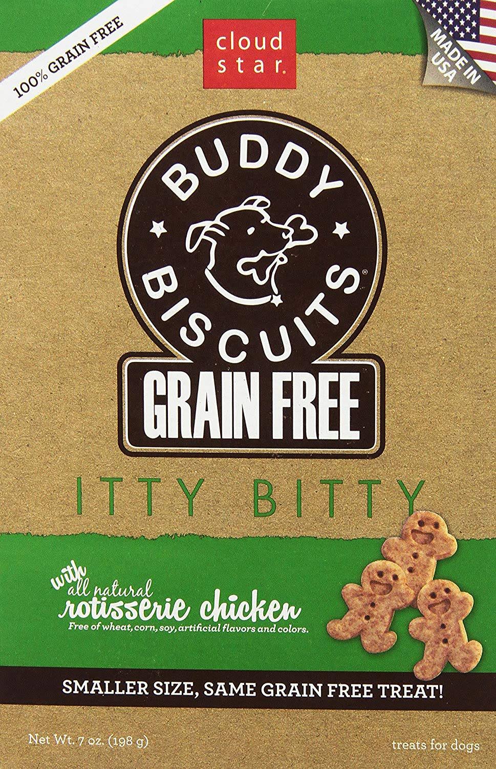 Cloud Star Itty Bitty Buddy Biscuits - Rotisserie Chicken, 198g