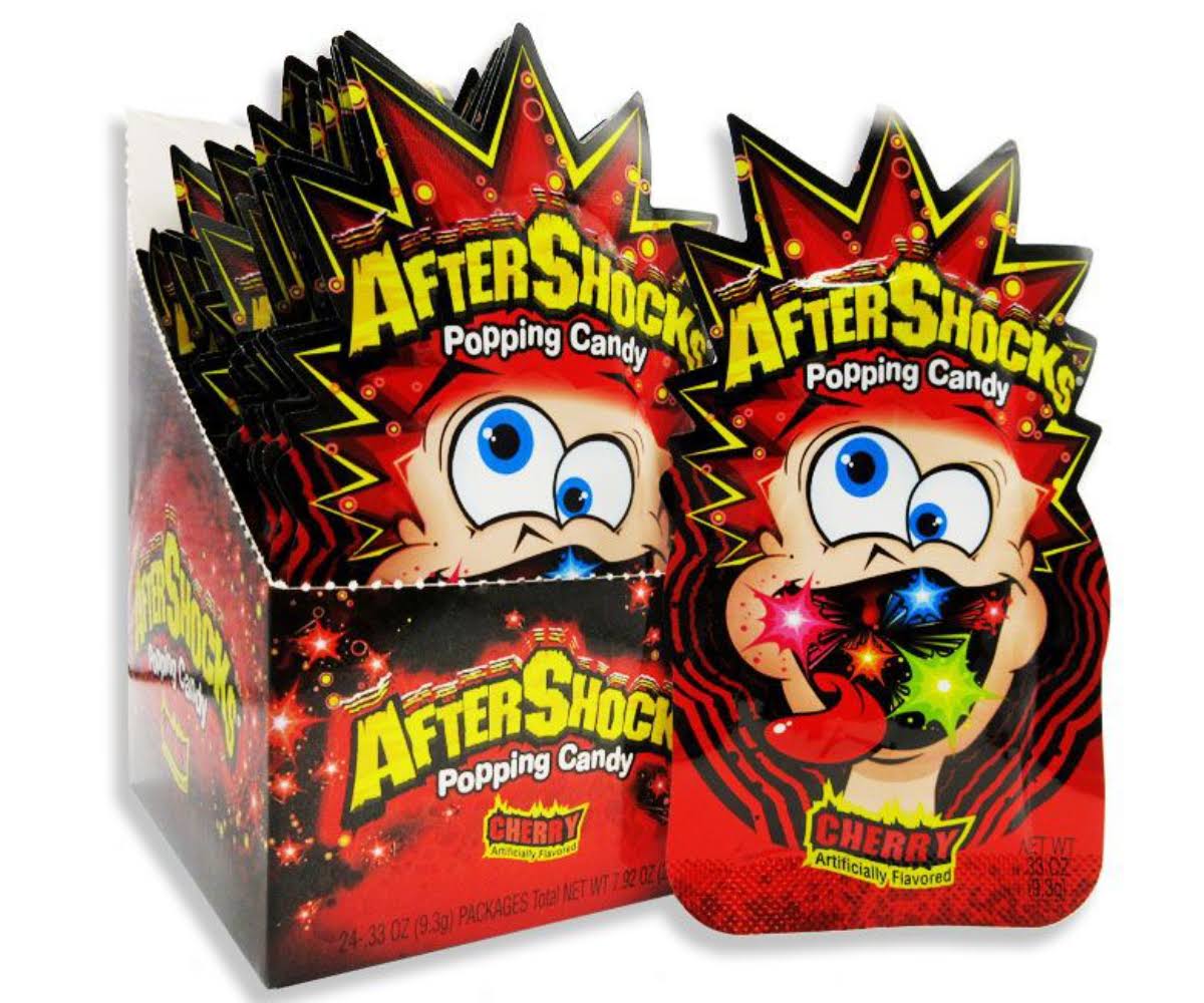 AfterShocks Popping Candy Cherry | By StockUpMarket