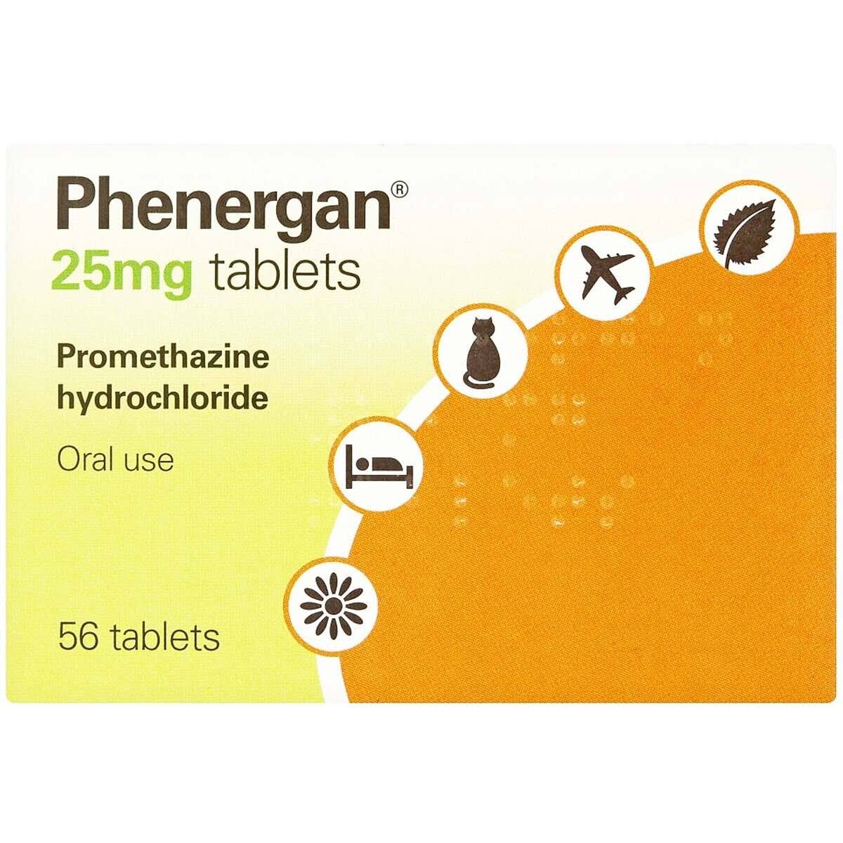Phenergan Tablets - 25mg, 56ct