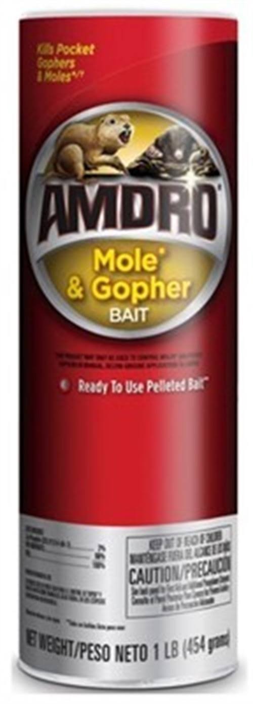 AMDRO Mole and Gopher Bait - 1lb