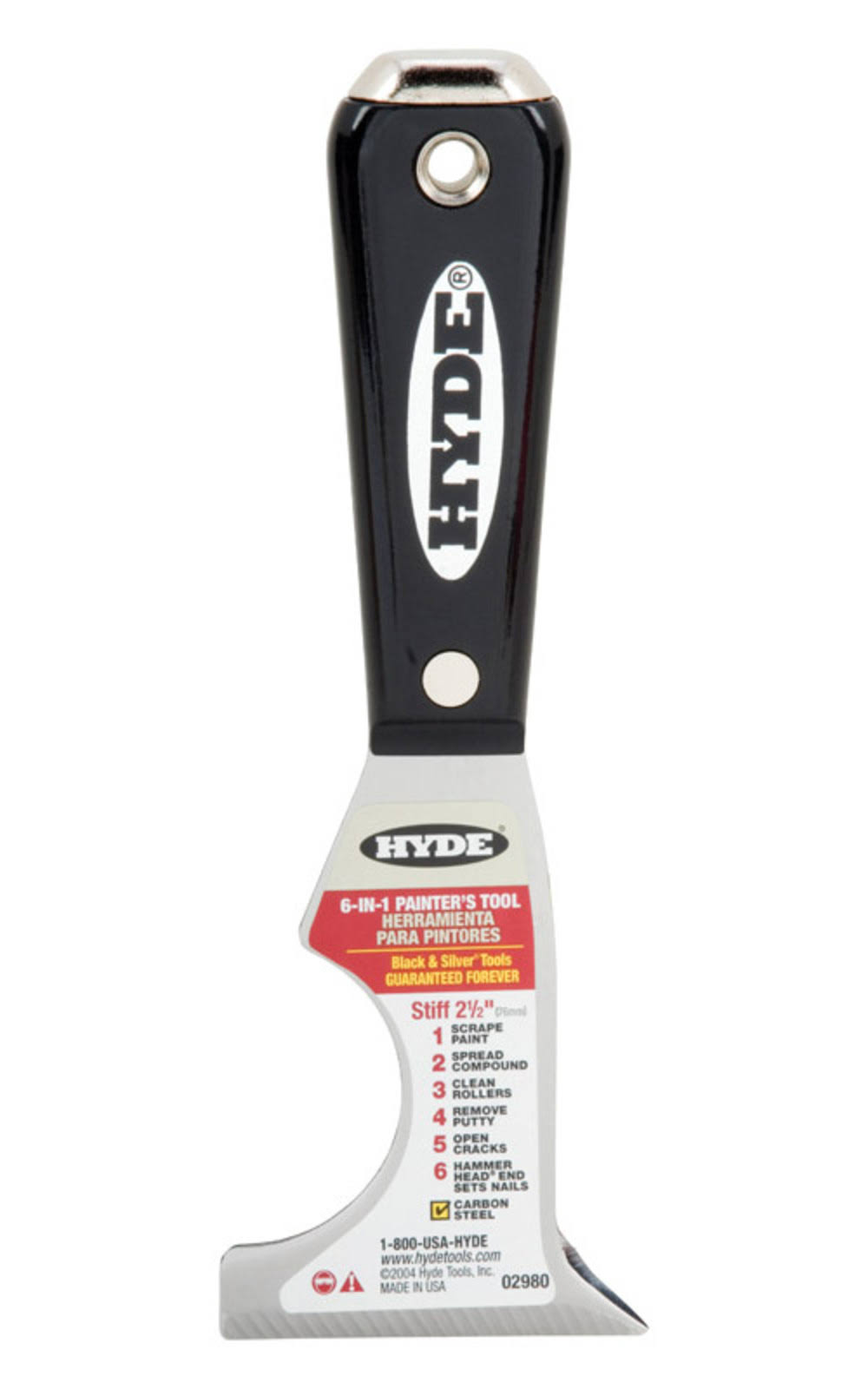 Hyde Tools 02980 6-In-1 Painter's Tool