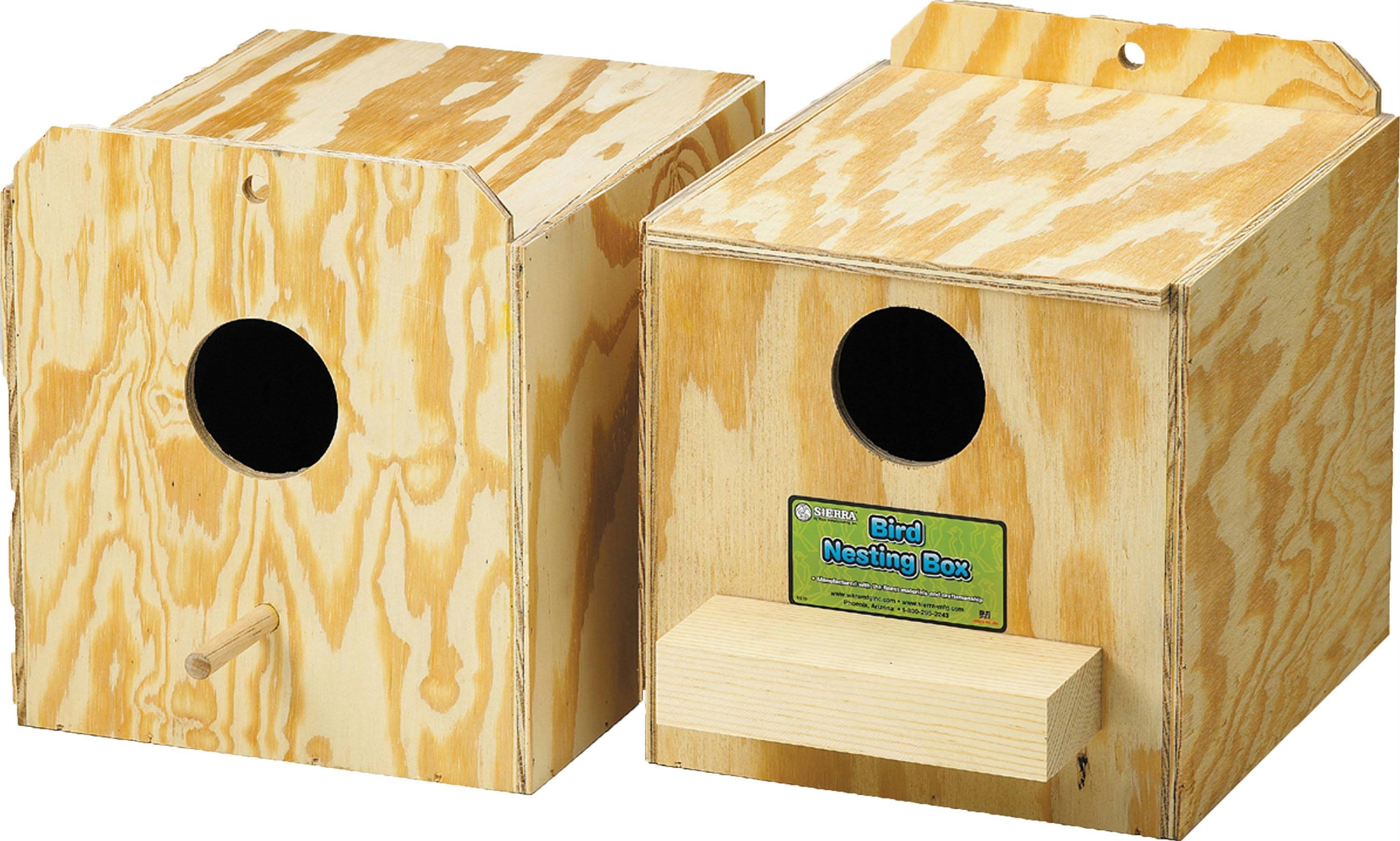 Ware Manufacturing Wood Parakeet Nest Birdhouse