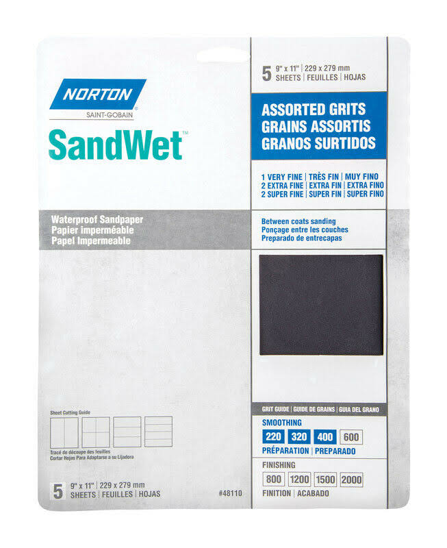Norton Sand Wet Sandpaper
