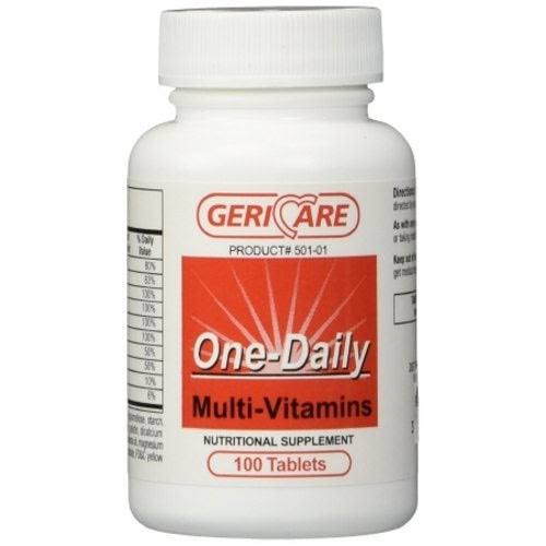 Geri-Care Multivitamin Tablet 501-01-GCP 1 Bottle 100 per Bottle