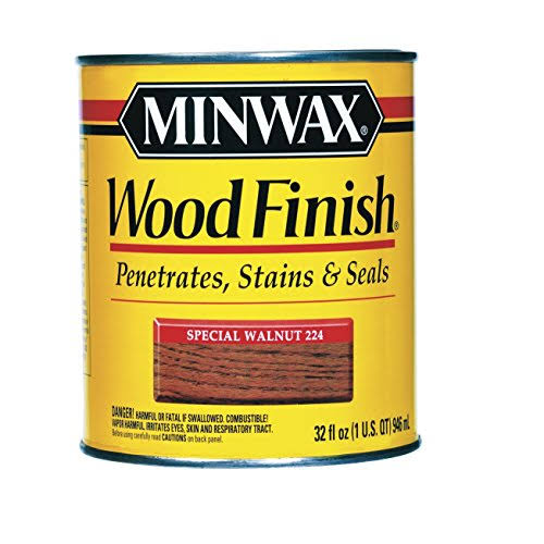 Minwax 70006444 Oil Based Penetrating Wood Finish - Special Walnut, 1qt