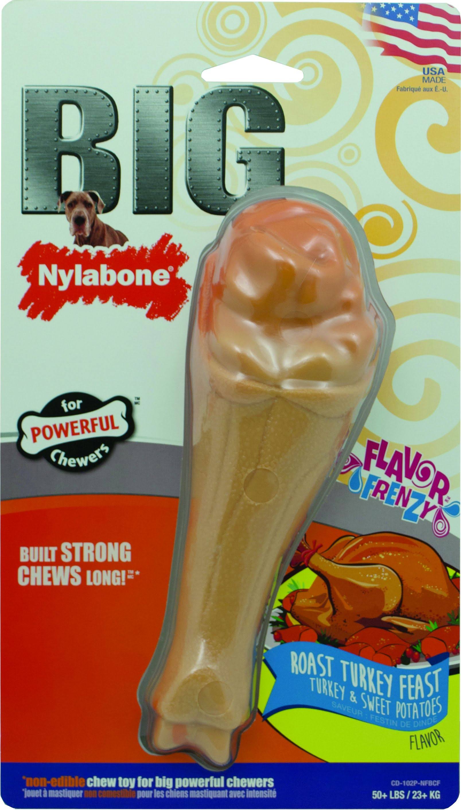 Nylabone Flavor Frenzy Big Dog Chew Toy - Turkey and Sweet Potato Flavored