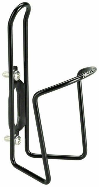 Minoura DuraCage Water Bottle Cage - Black with Alloy Bolts, 4.5mm