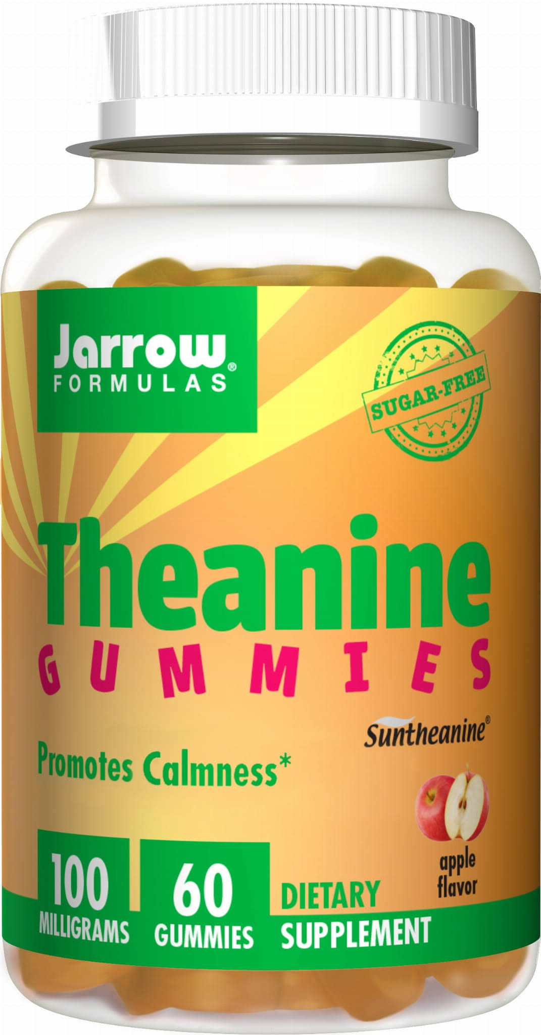 Jarrow Formulas Theanine Gummie Dietary Supplement - 100mg, 60ct