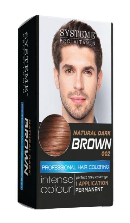 Systeme Pro-Vitamin Mens Hair Colour Permanent Dark Brown