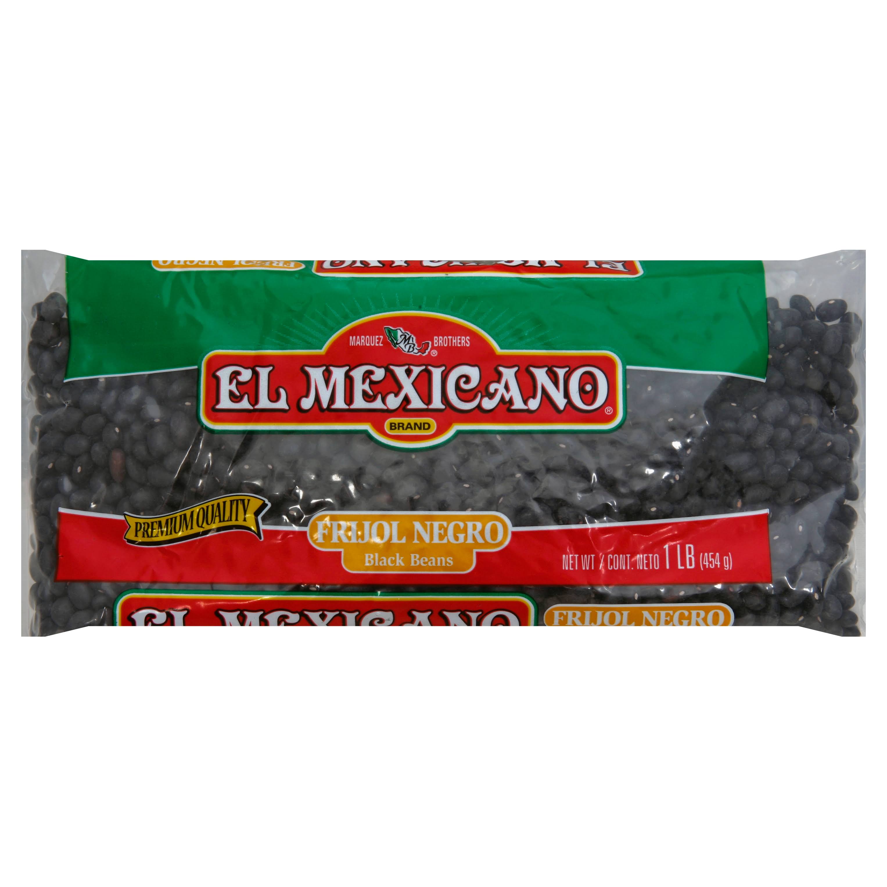 El Mexicano Black Beans - 1 lb