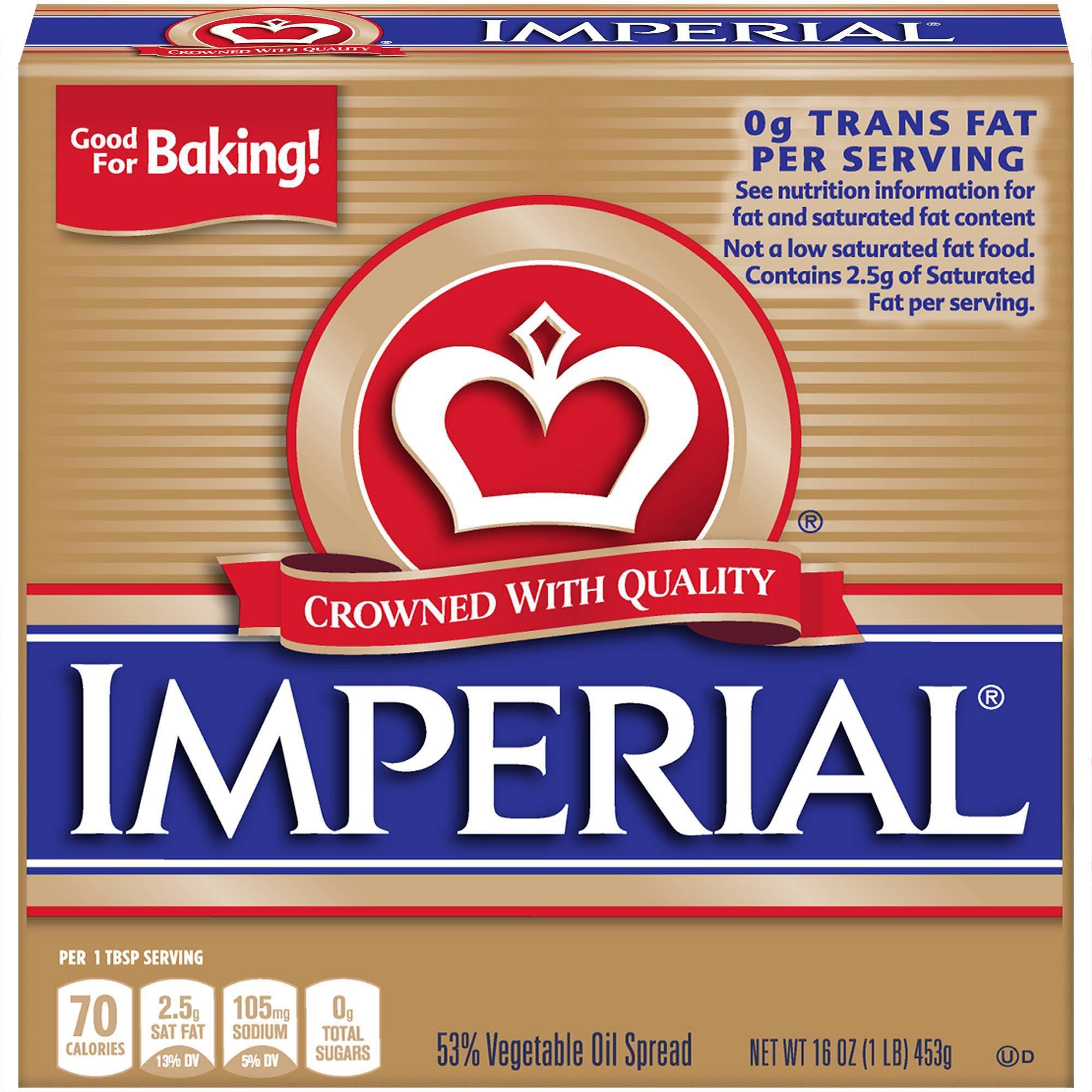 Imperial Crowned With Quality 53% Vegetable Oil Spread - 453g
