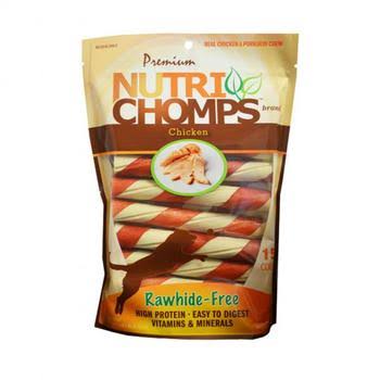 Premium Nutri Chomps Chicken Wrapped Twists - 4 ct