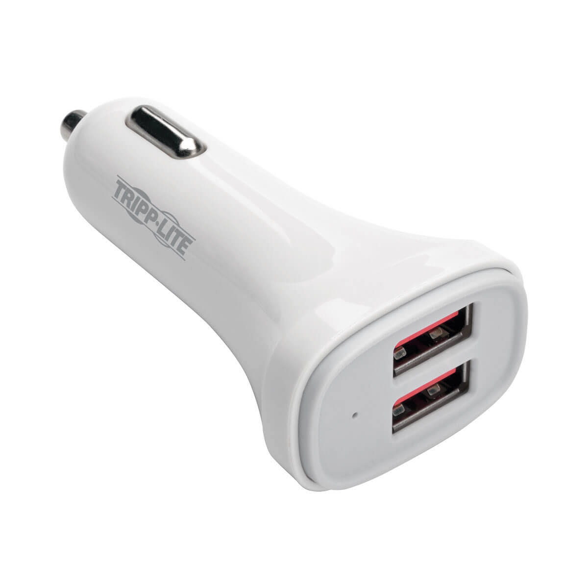 Tripp Lite Dual Port USB Car Charger for Tablets and Cell Phones 5V 4.8A 24W