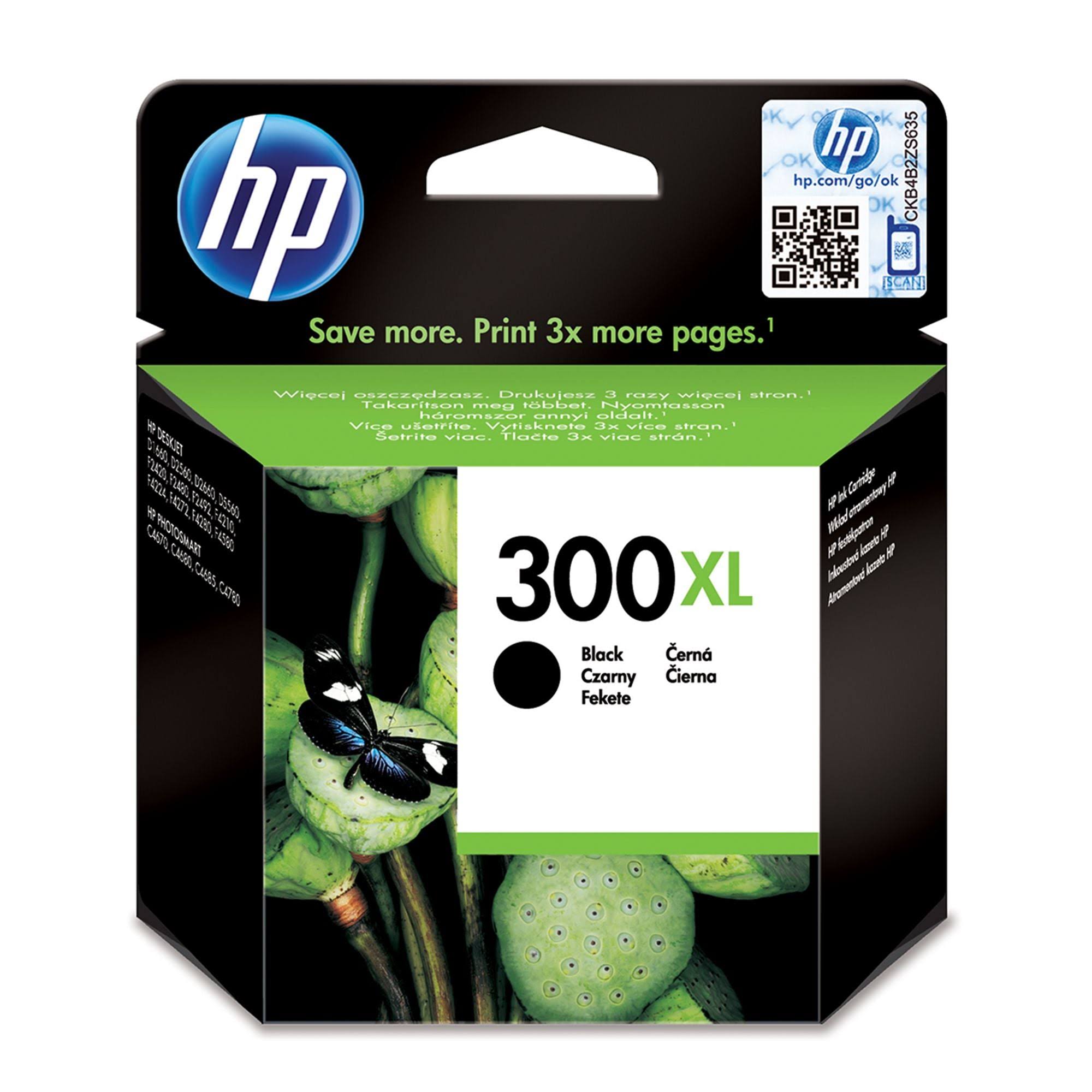 HP 300XL Printer Ink Cartridge - Black