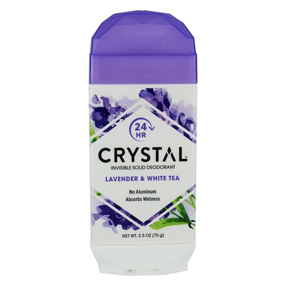 Crystal Body Deodorant Natural Deodorant - Lavender and White Tea, 2.5oz