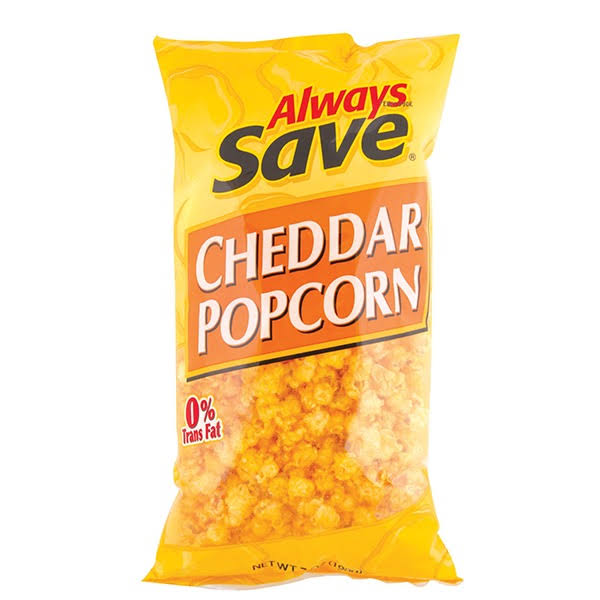 Always Save Cheddar Flavored Popcorn