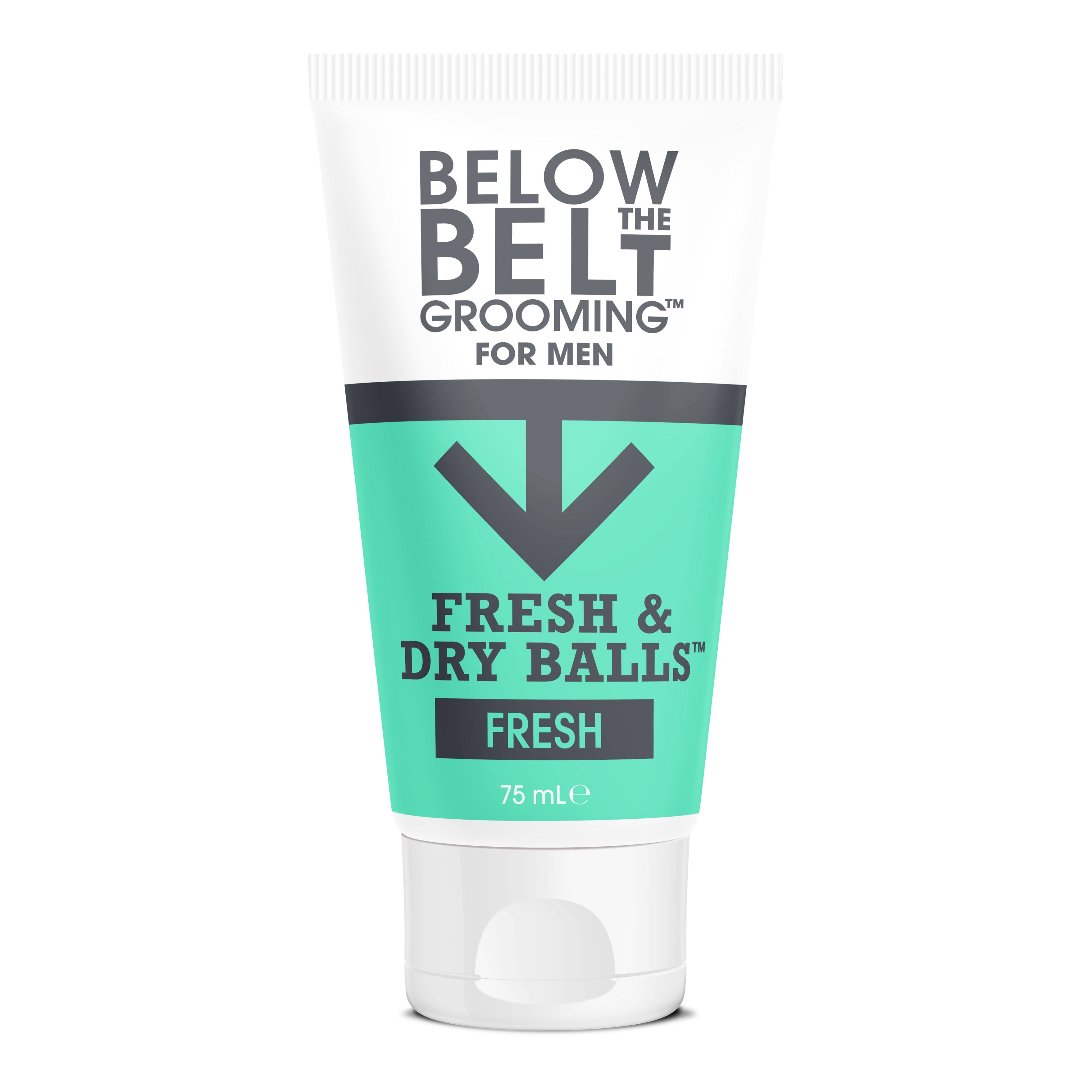 Below The Belt Grooming Fresh & Dry Balls Cream Gel - Fresh, 75ml