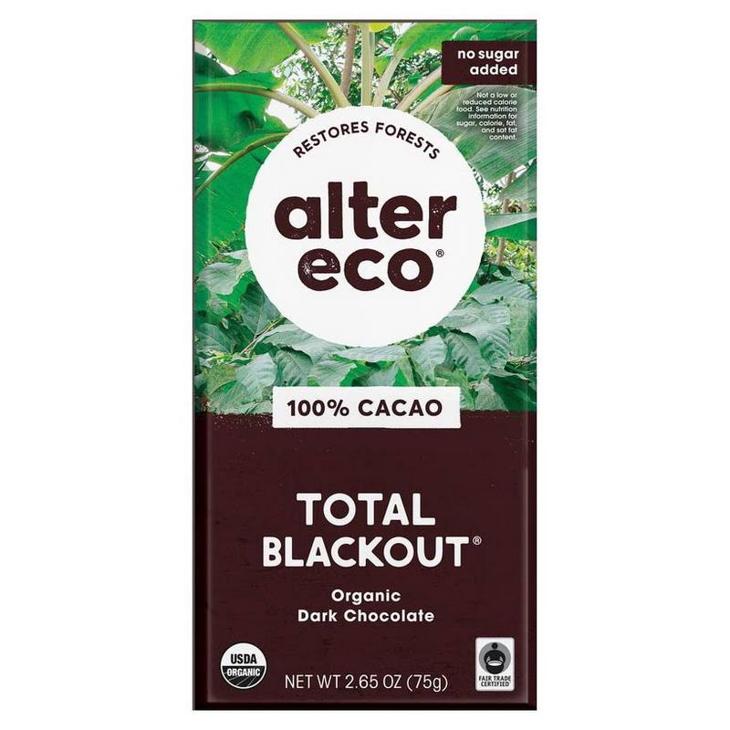 Alter Eco | Dark Chocolate Bars | Pure Dark Cocoa, Fair Trade, Organic