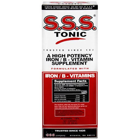 S.S.S. B-Complex Vitamin Tonic Liquid - 10 oz