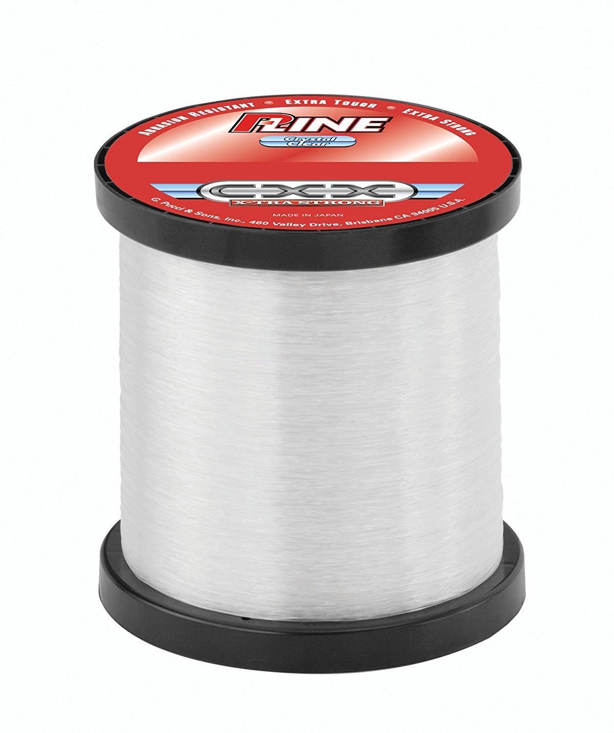 P-Line CXX-Xtra Strong Crystal Fishing Line - Clear, 3000yds
