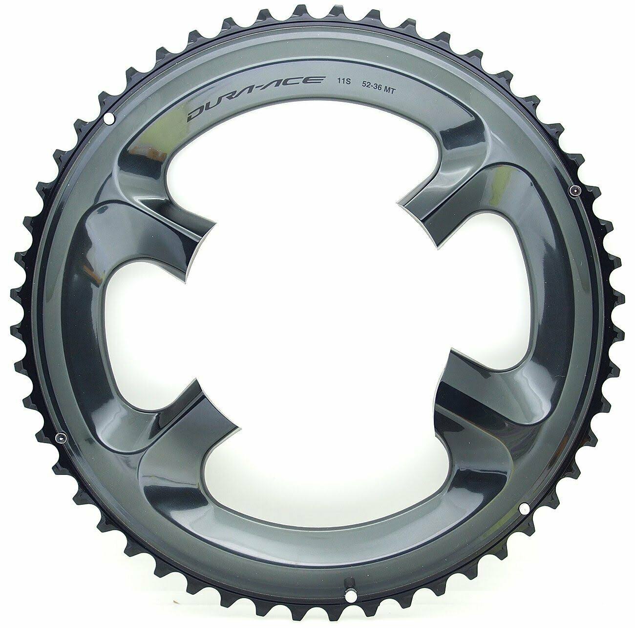 Shimano Dura Ace Fc-r9100 Chainring - Black, 11 Speed, 52t