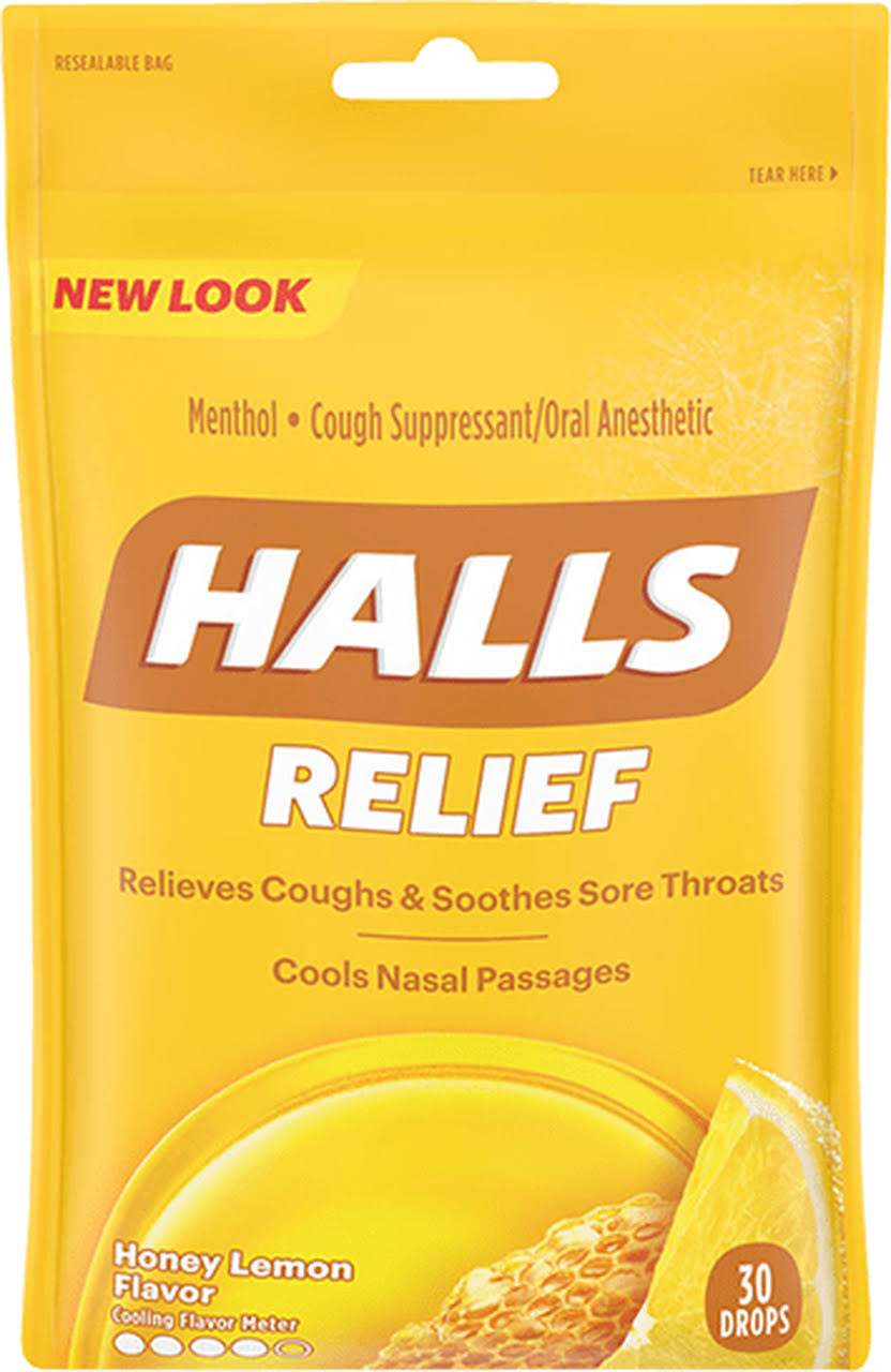 Halls Honey & Lemon, Bag