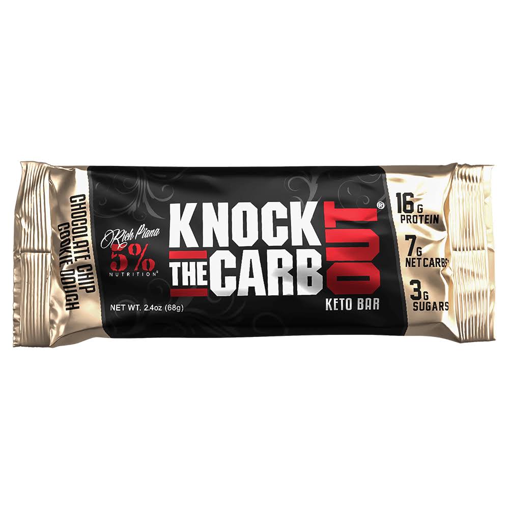 Knock The Carb Out Bar | Protein Bar | Supplement Superstore 1 Bar / Chocolate Chip Cookie Dough