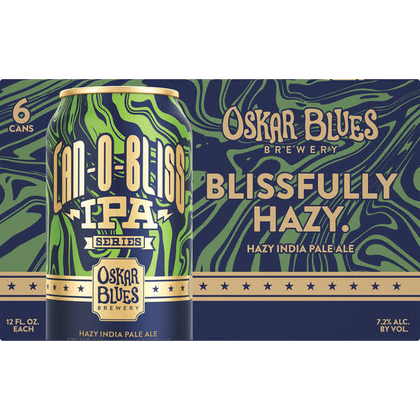 Oskar Blues Beer, Can-O-Bliss IPA - 6 pack, 12 fl oz cans