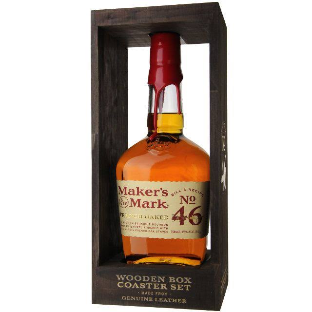 Maker's Mark 46 Gift Set with Coasters / 750 ml