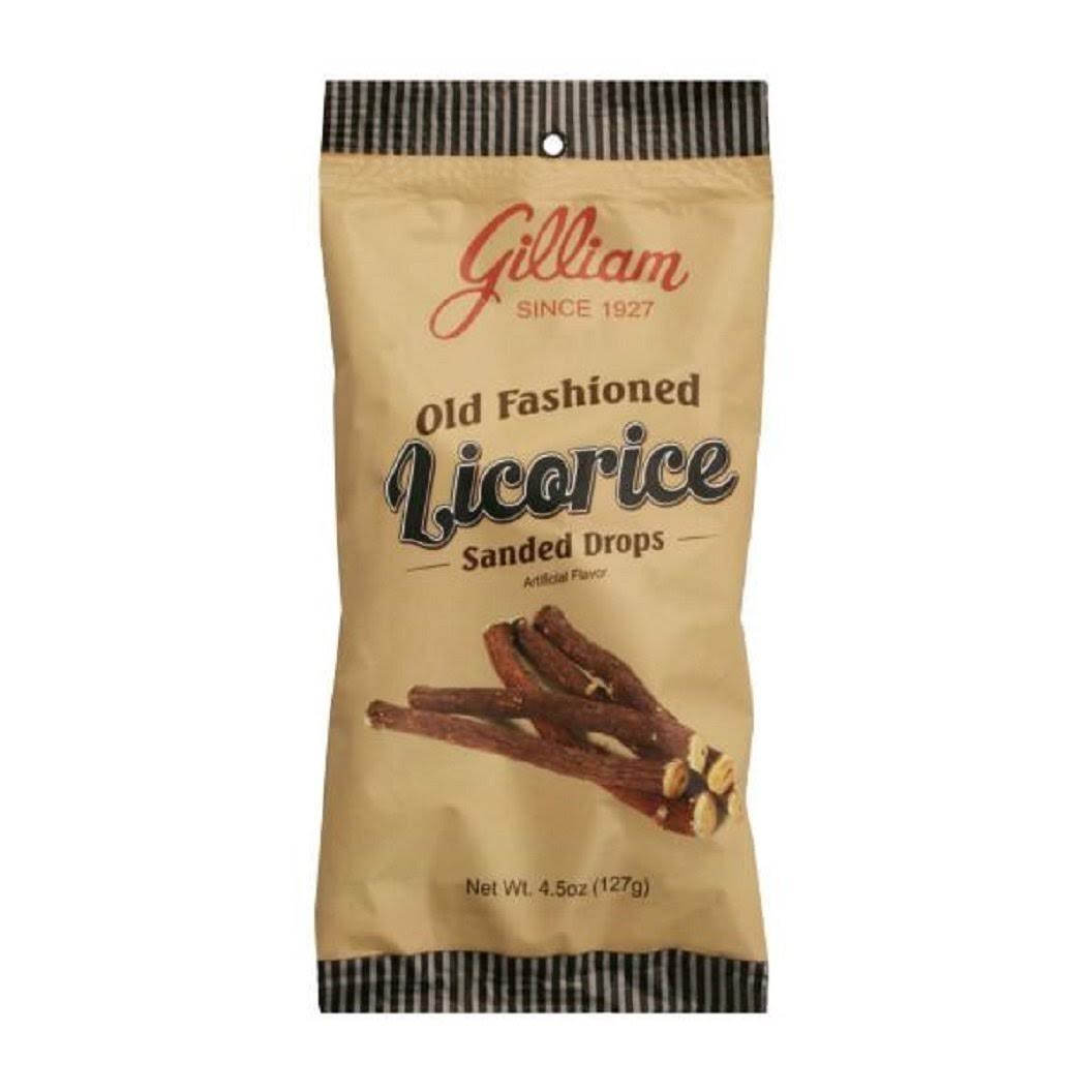 Gilliam Old Fashioned Sanded Drops - Licorice