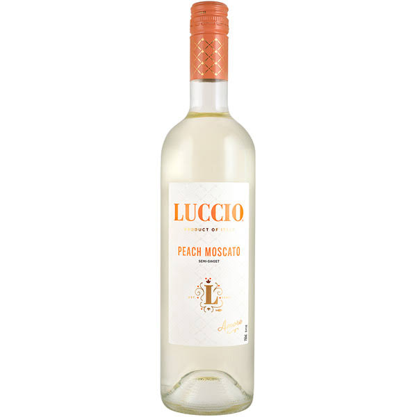 Luccio Peach Moscato Wine