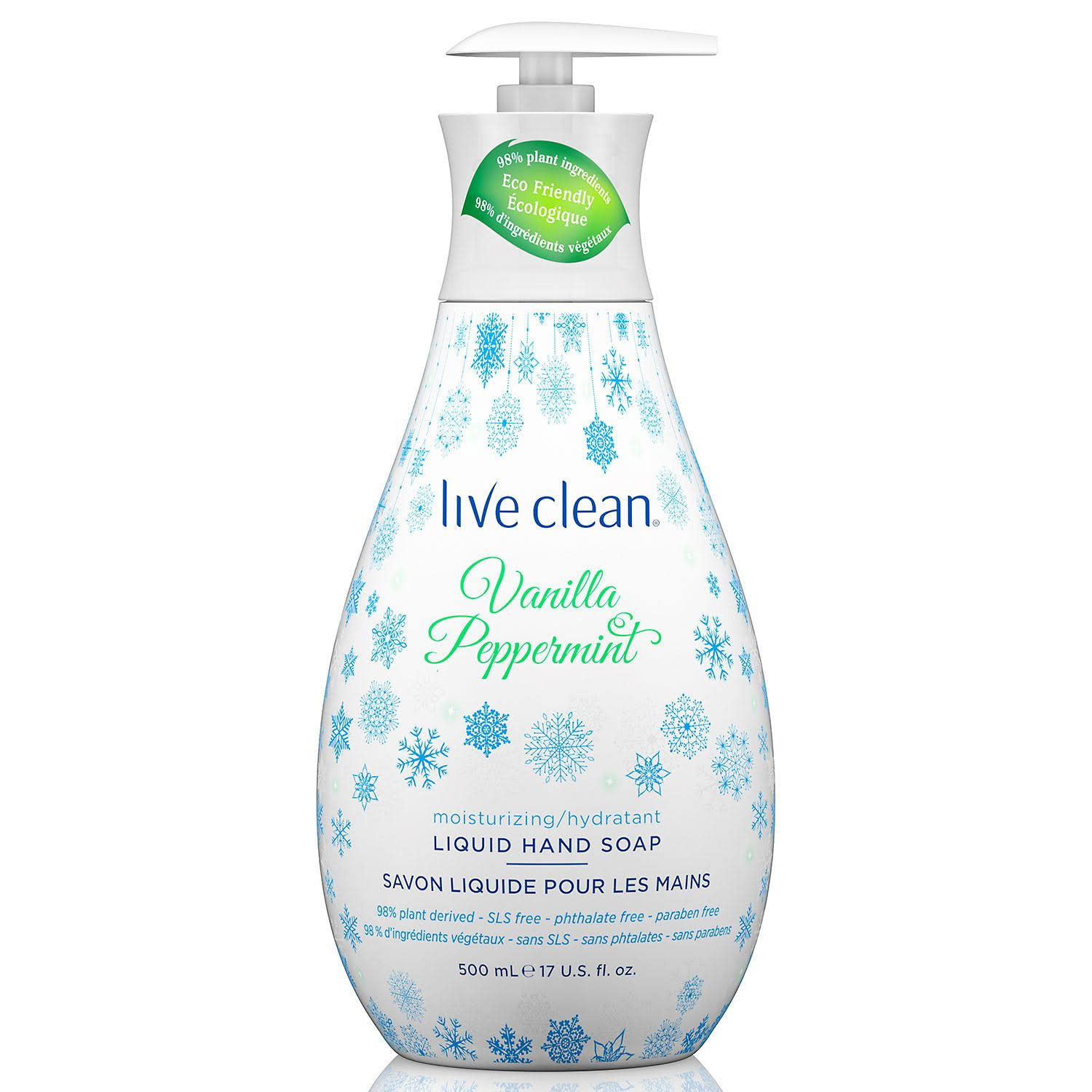 Live Clean Festive Liquid Hand Soap - Vanilla Peppermint