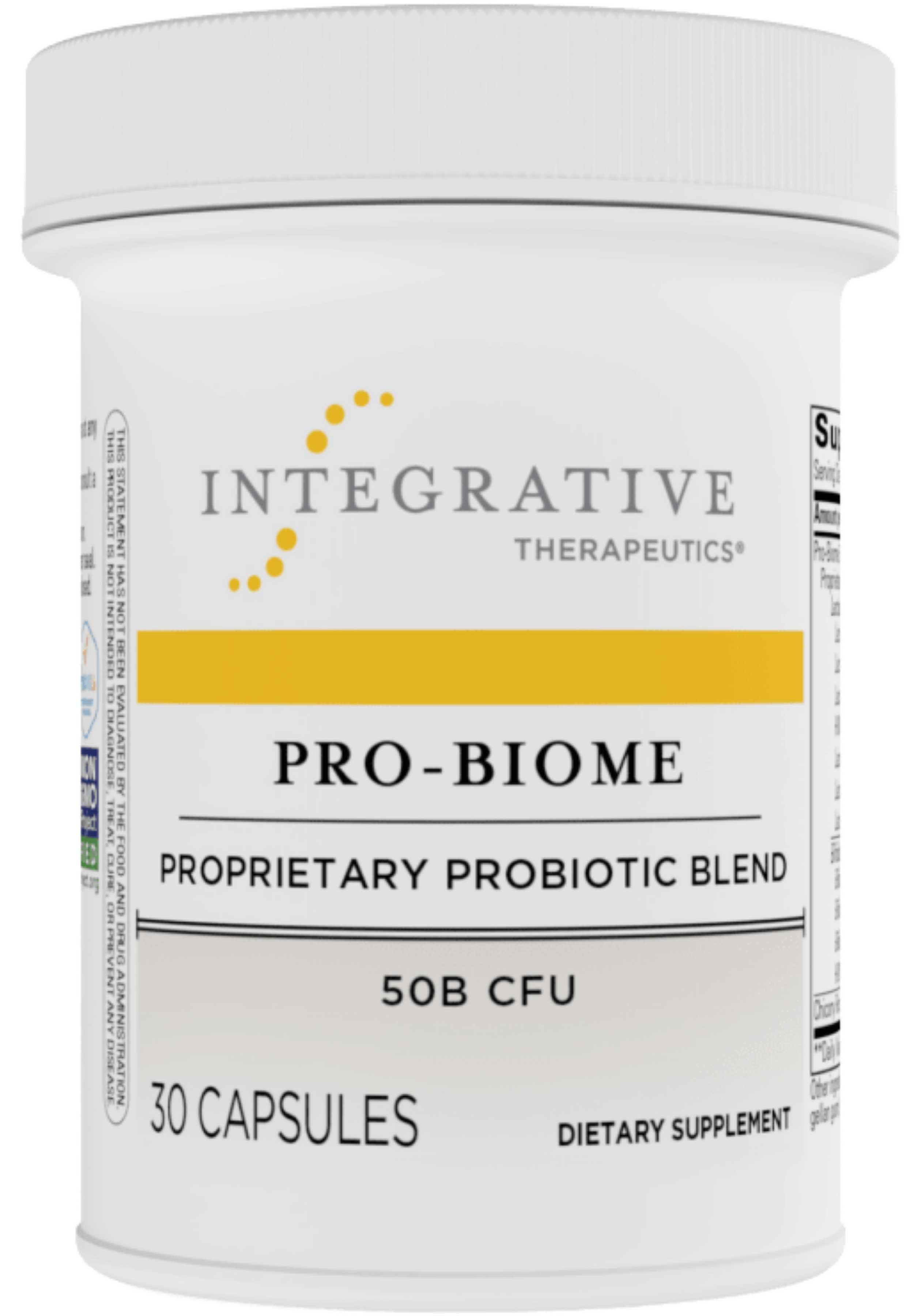 INTEGRATIVE THERAPEUTICS Pro-Biome (Digestive and Immune Health) 30 Capsules