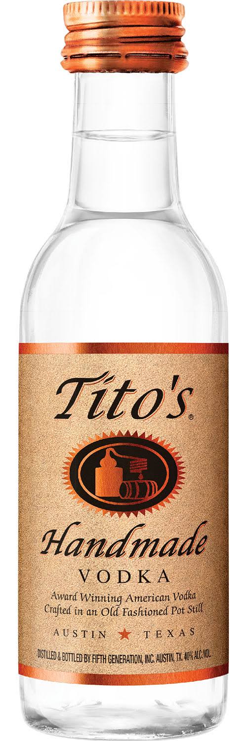 Tito's Handmade Vodka 40% Vol. 0,05l