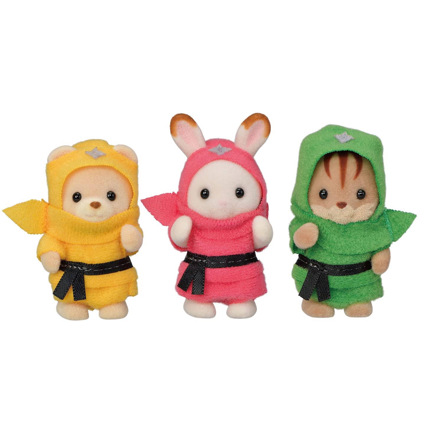Calico Critters Baby Ninja Trio