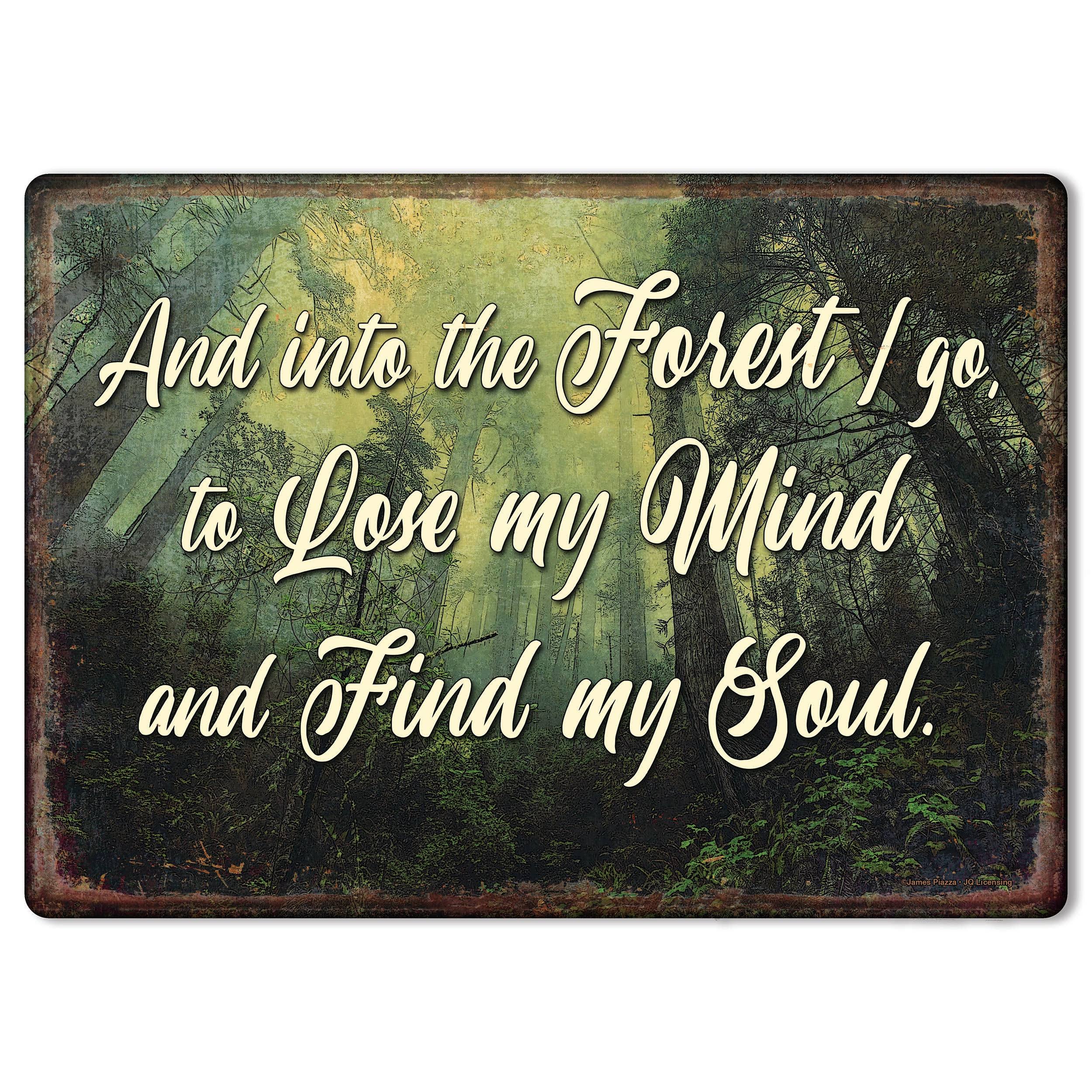 Tin Sign 12in x 17in - Forest Soul, Size: 17 x 12