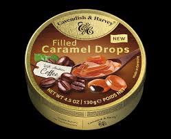 Cavendish and Harvey Caramel Drops Filled with Coffee 130g