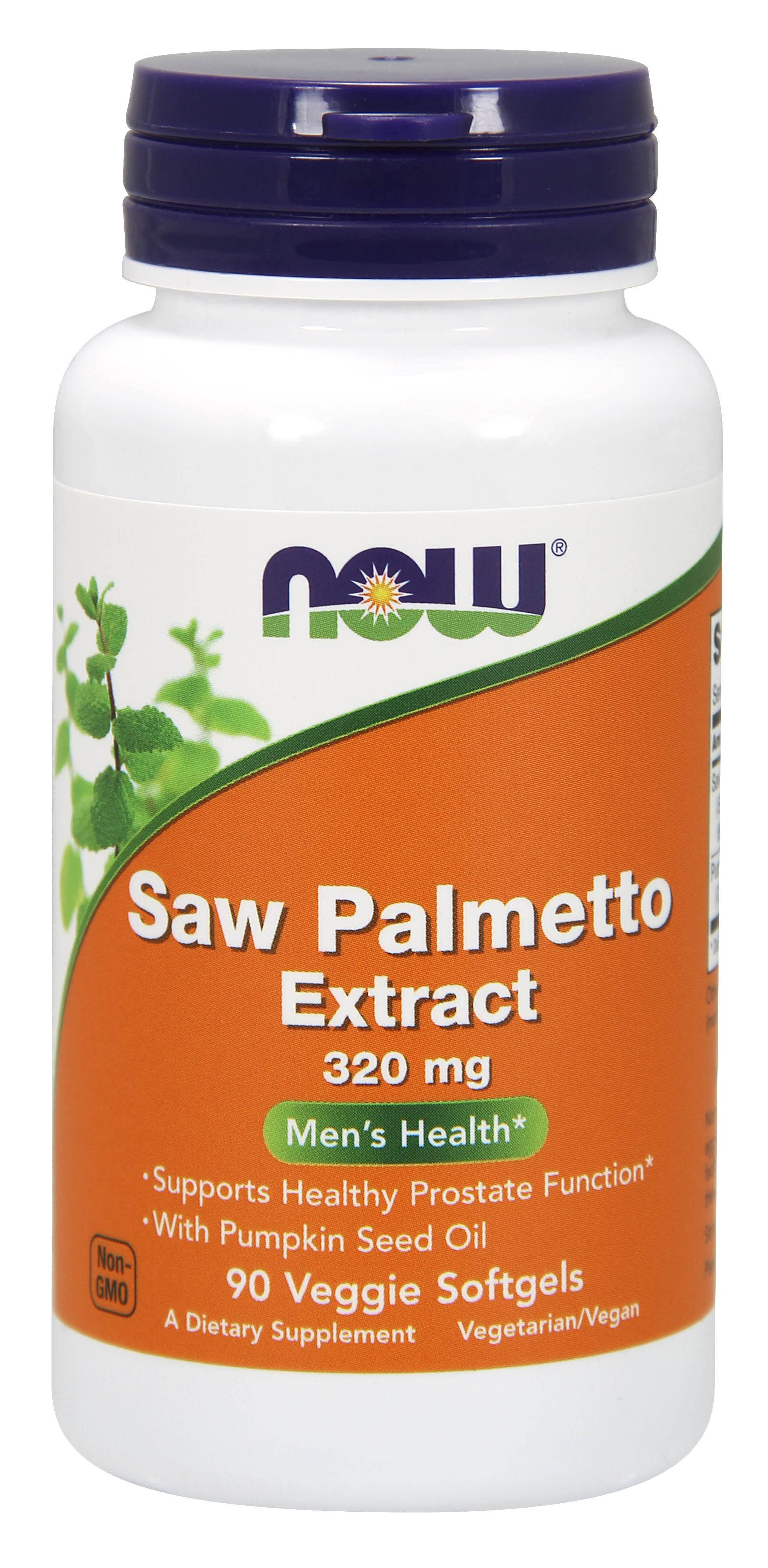 Now Foods Saw Palmetto 320mg - 90 Softgels