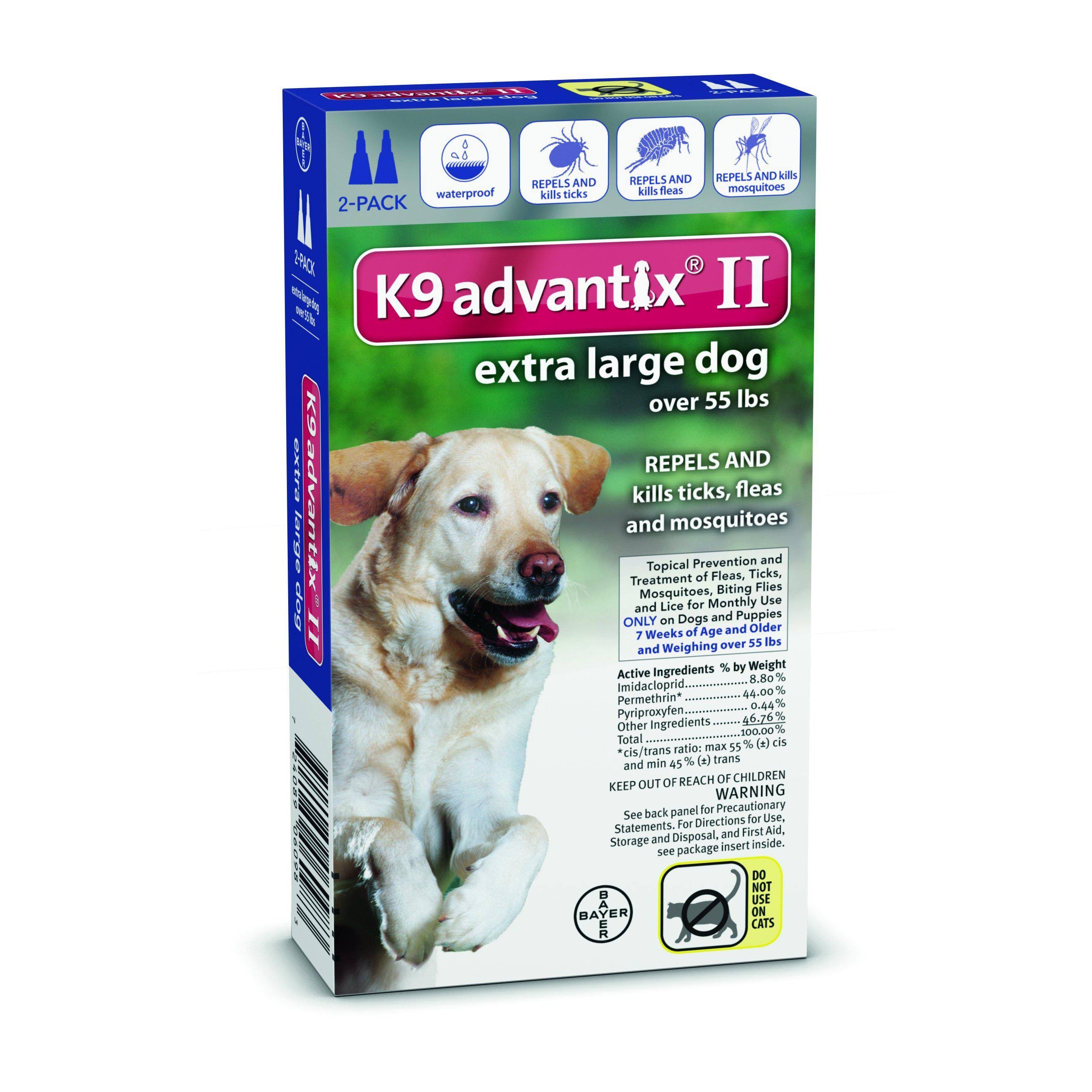 Bayer Healthcare K9 Advantix ll X-Large Dog Flea and Tick Prevention and Treatment - Over 55lb