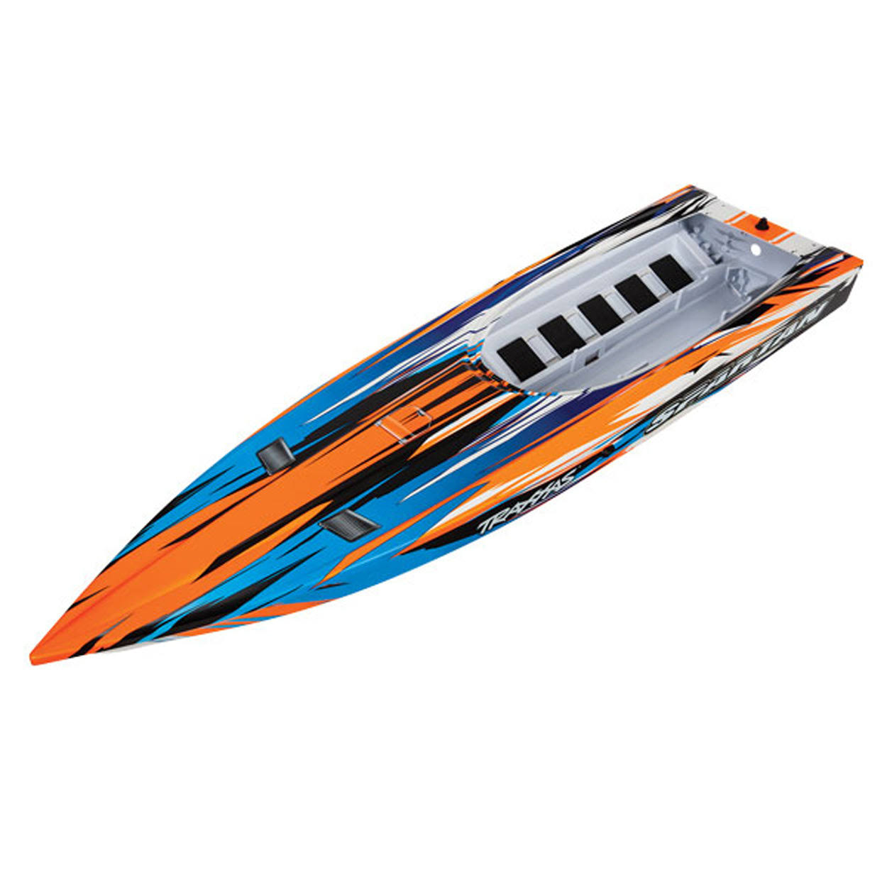 TRA5735 Traxxas Hull, Spartan, orange graphics (fully assembled)