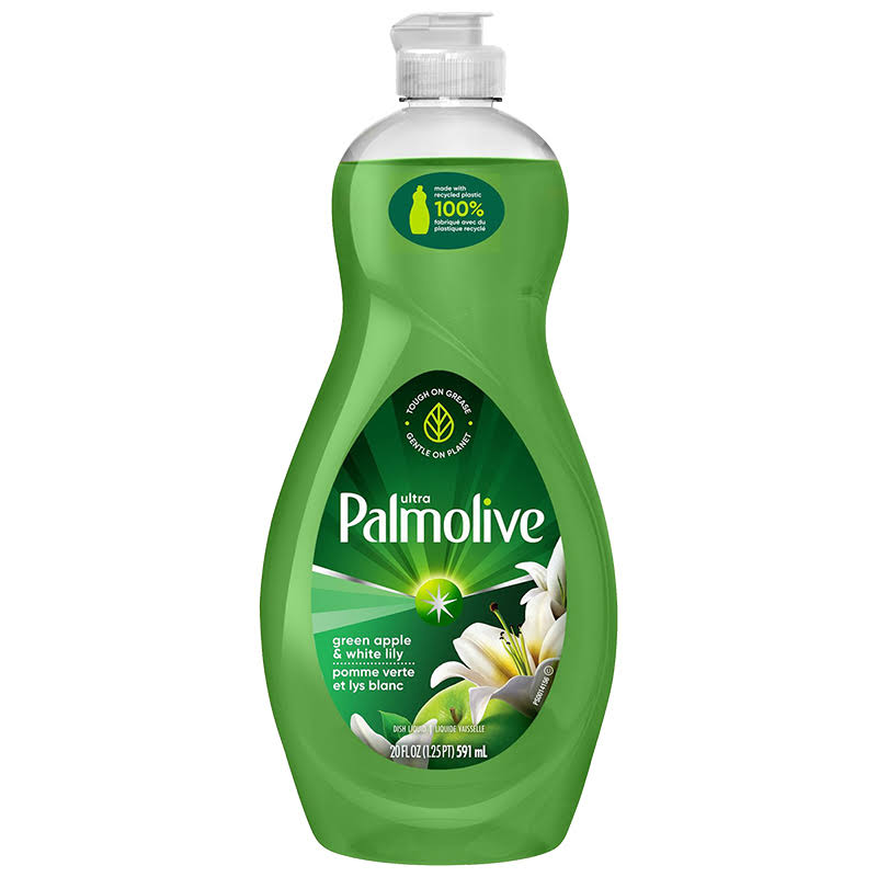 Palmolive Liquid Dish Soap - Green Apple and White Lily, 20oz