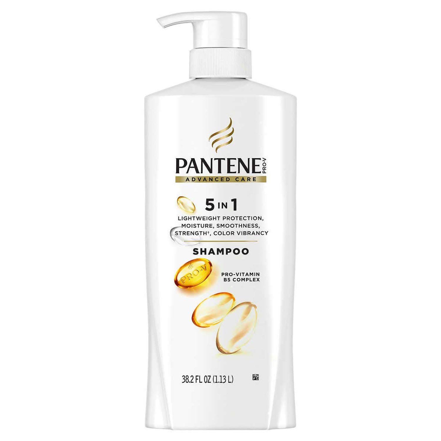 Pantene Pro-V Shampoo, 5 in 1, Advanced Care - 38.2 fl oz