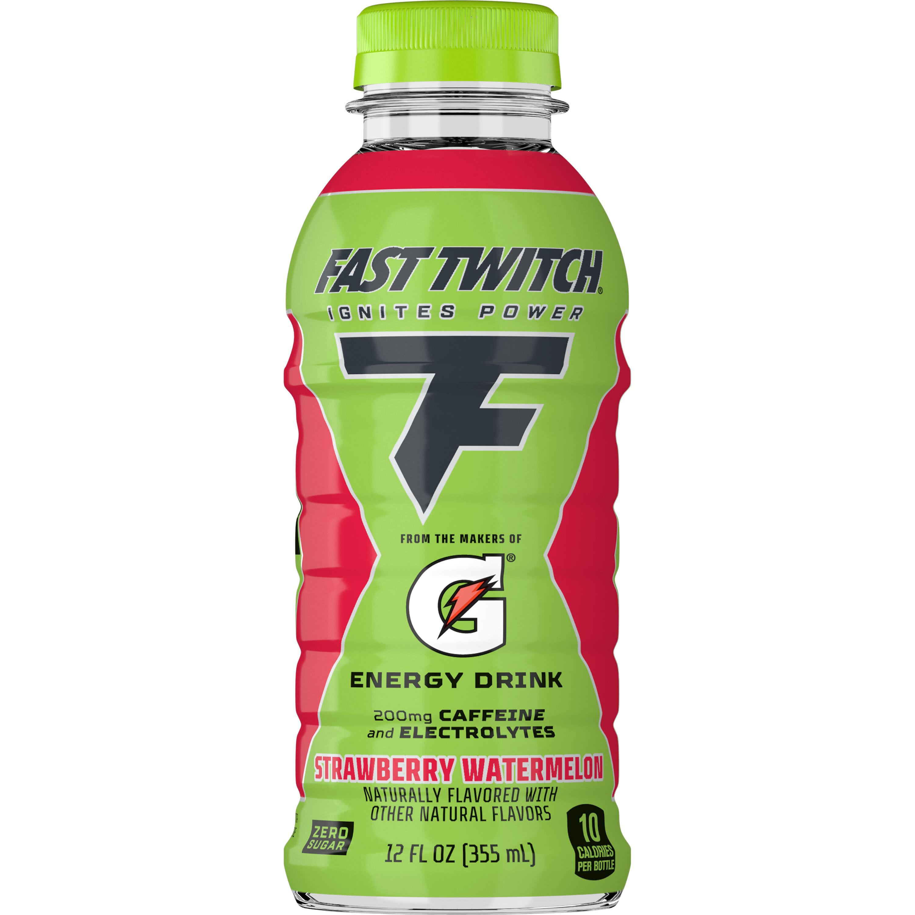 Fast Twitch Energy Drink Strawberry Watermelon, 12 fl oz
