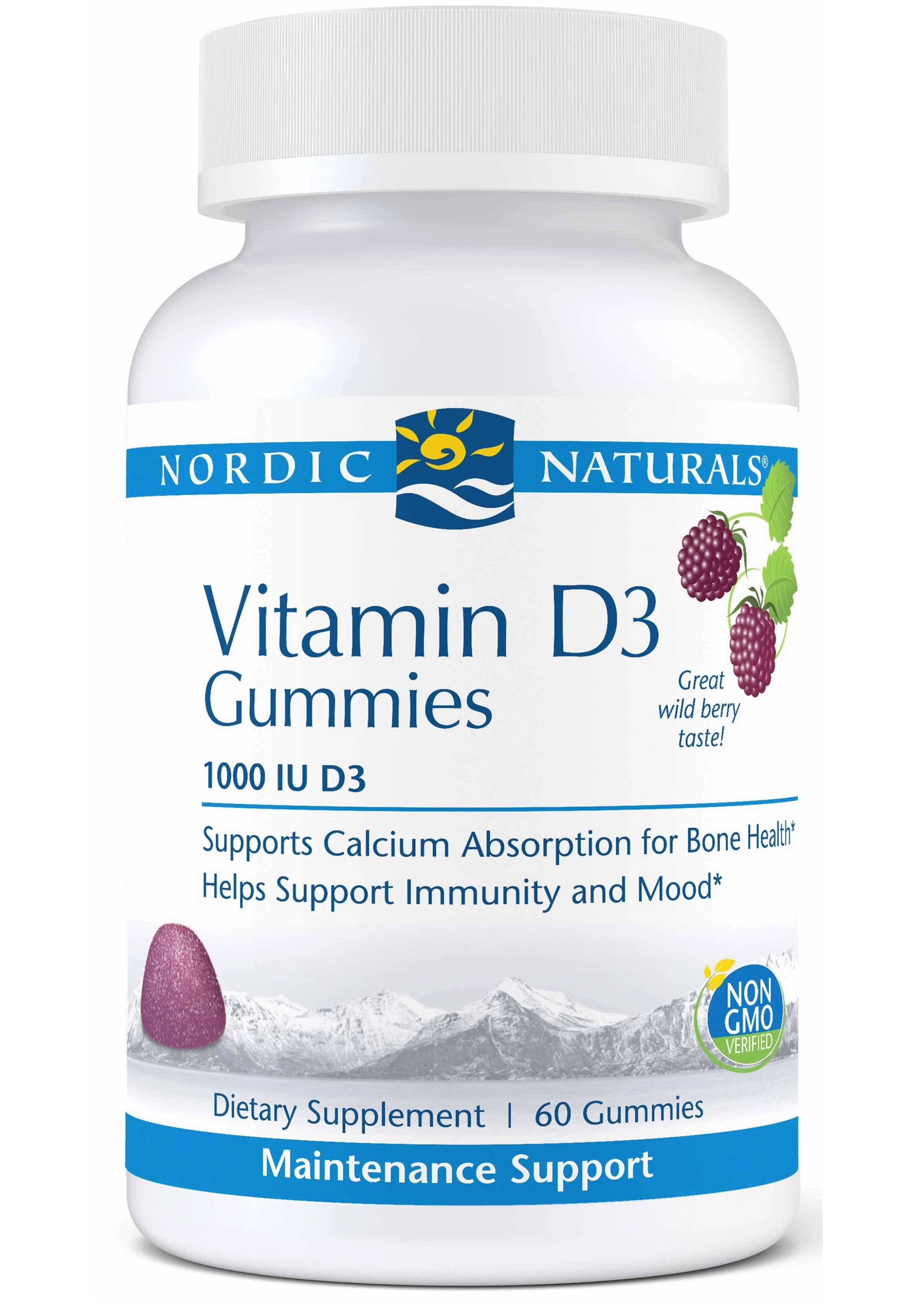 Nordic Naturals Vitamin D3 Gummies - 60 Gummies