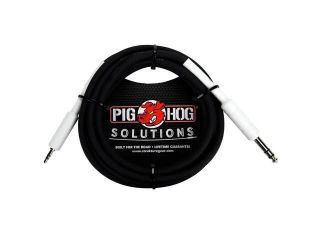 Pig Hog 10' 1/4" TRS to 1/8" Mini Cable #PX48J10